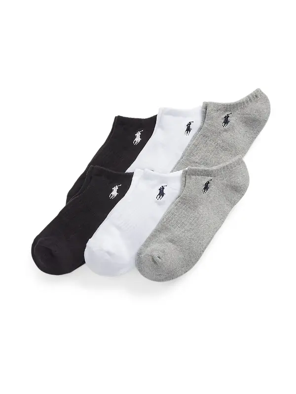 Polo Ralph Lauren Polo Ralph Lauren Stopalke  siva / črna / bela