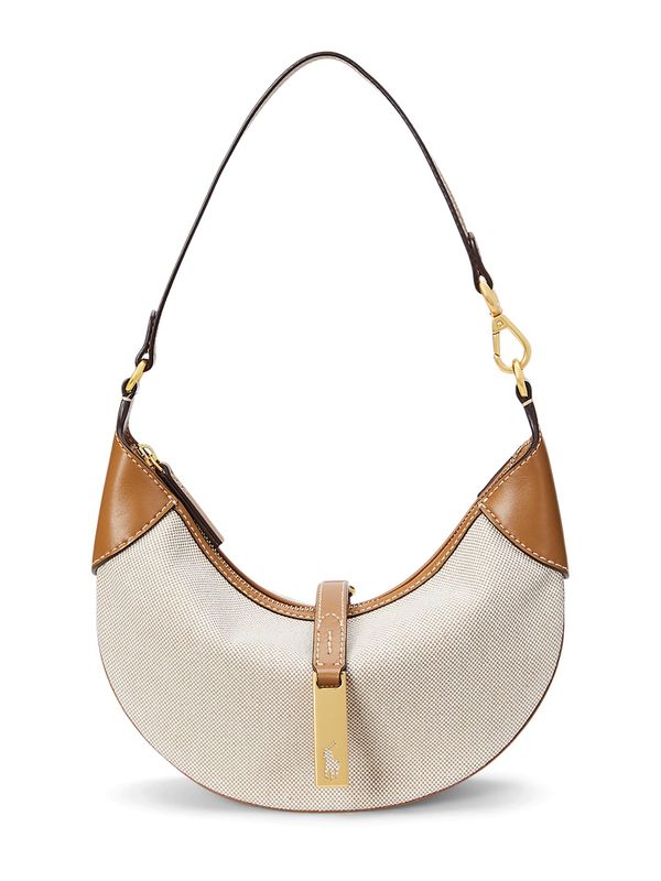 Polo Ralph Lauren Polo Ralph Lauren Torba za čez ramo  rjava / bela