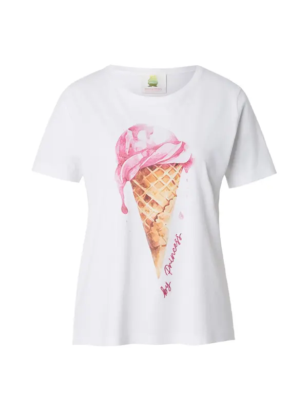 PRINCESS GOES HOLLYWOOD PRINCESS GOES HOLLYWOOD Majica 'Ice Cream'  rjava / roza / roza / bela