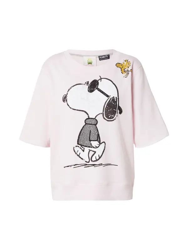 PRINCESS GOES HOLLYWOOD PRINCESS GOES HOLLYWOOD Majica 'Snoopy Walk'  rumena / roza / črna / bela