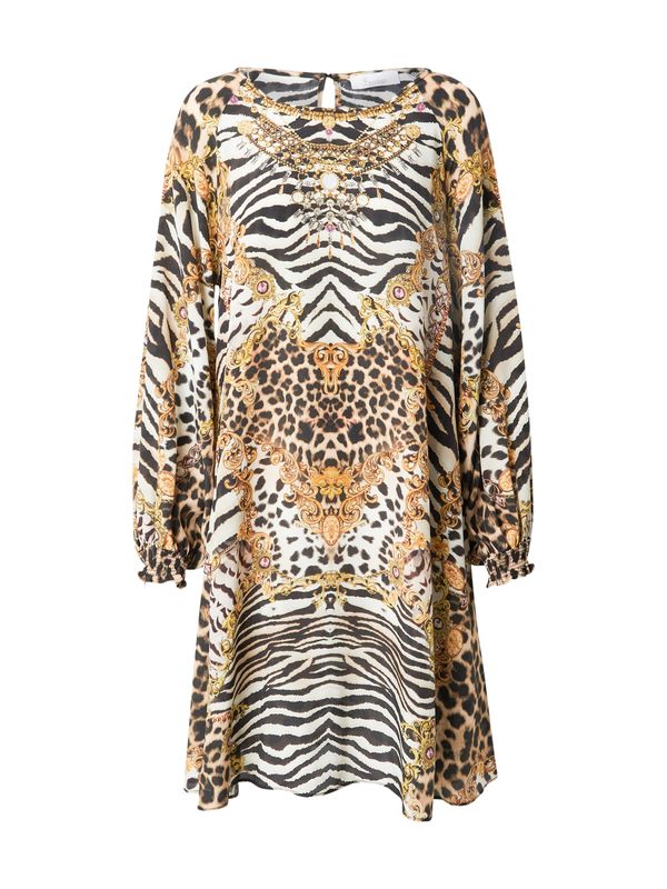 PRINCESS GOES HOLLYWOOD PRINCESS GOES HOLLYWOOD Obleka  bež / rjava / zlata / majnica