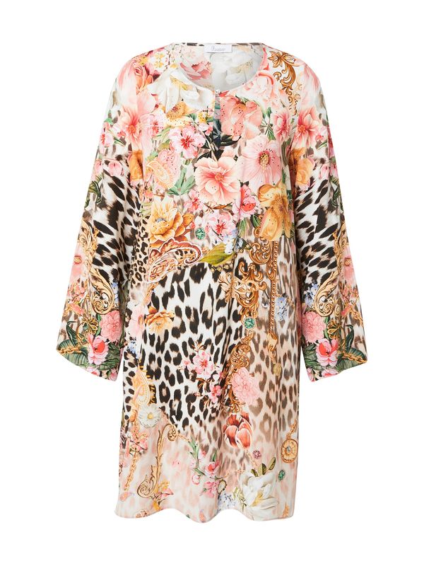 PRINCESS GOES HOLLYWOOD PRINCESS GOES HOLLYWOOD Obleka  temno rjava / pastelno zelena / svetlo oranžna / pastelno roza