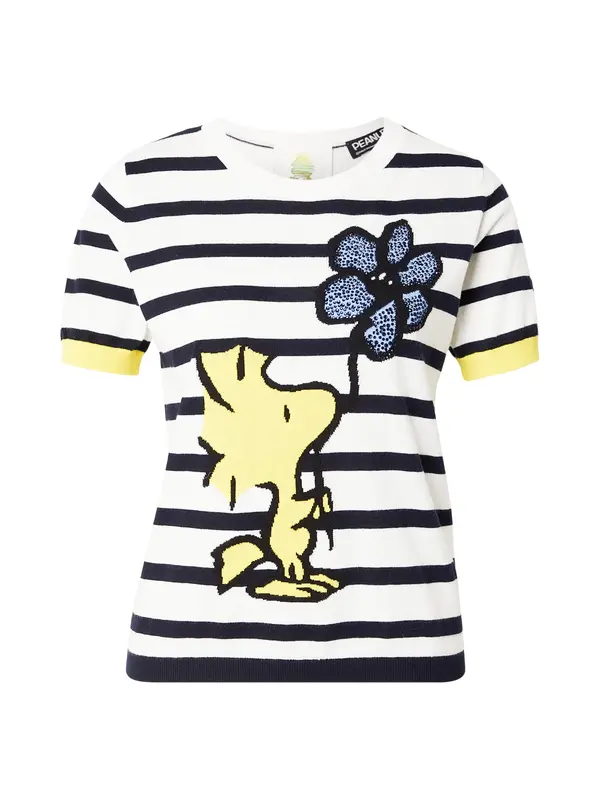 PRINCESS GOES HOLLYWOOD PRINCESS GOES HOLLYWOOD Pulover 'Woodstock'  temno modra / rumena / črna / bela