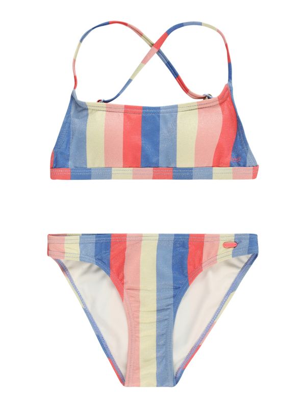 PROTEST PROTEST Bikini 'TALLEY'  dimno modra / pastelno rumena / roza / oranžno rdeča