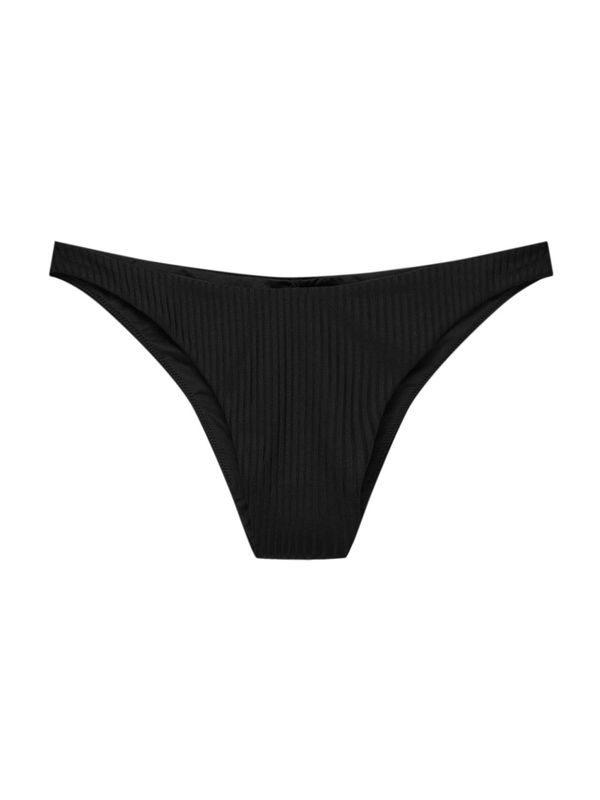 Pull&Bear Pull&Bear Bikini hlačke  črna