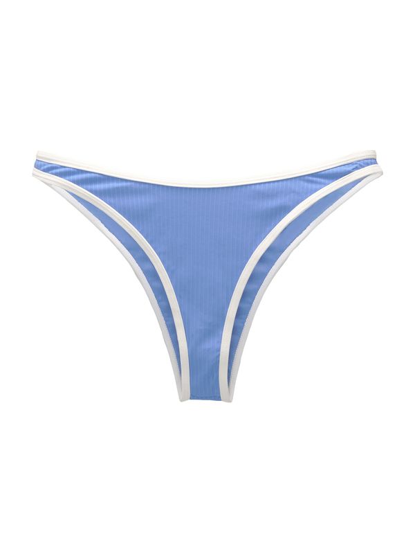 Pull&Bear Pull&Bear Bikini hlačke  svetlo modra / bela