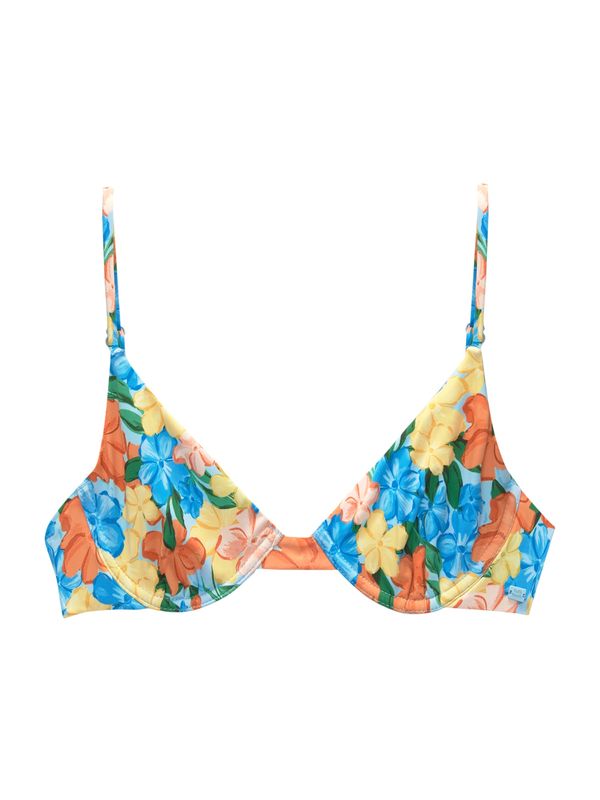 Pull&Bear Pull&Bear Bikini zgornji del  azur / rumena / zelena / oranžna