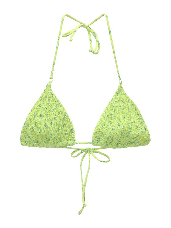 Pull&Bear Pull&Bear Bikini zgornji del  zelena / jabolko / bela