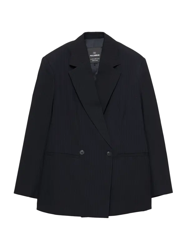 Pull&Bear Pull&Bear Blazer  siva / črna