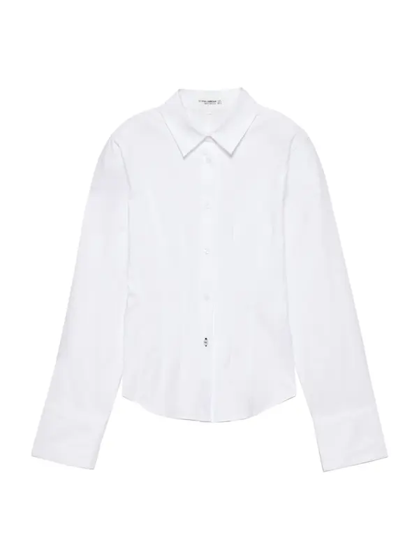Pull&Bear Pull&Bear Bluza  bela