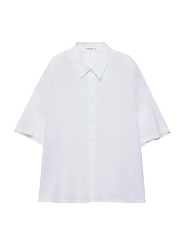Pull&Bear Pull&Bear Bluza  bela