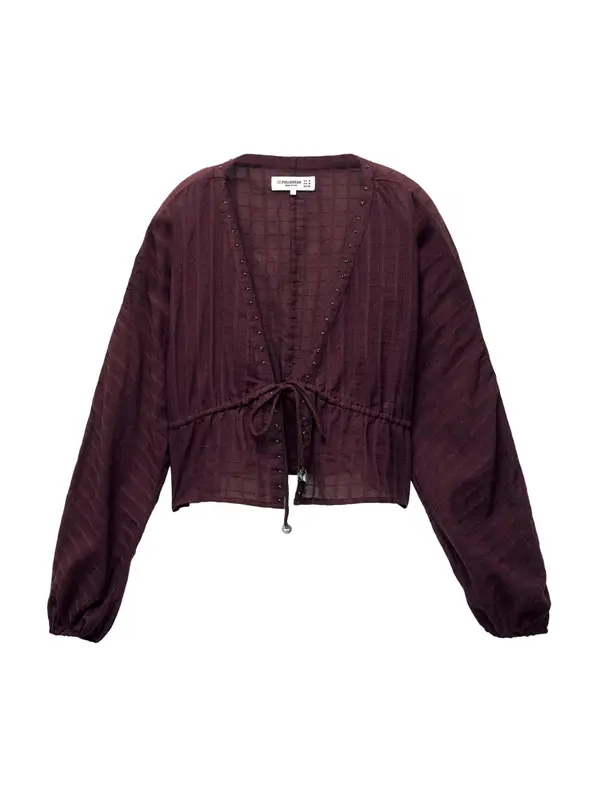 Pull&Bear Pull&Bear Bluza  burgund