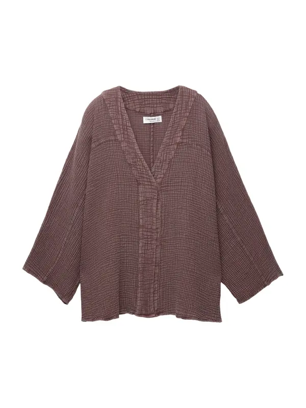 Pull&Bear Pull&Bear Bluza  čokolada