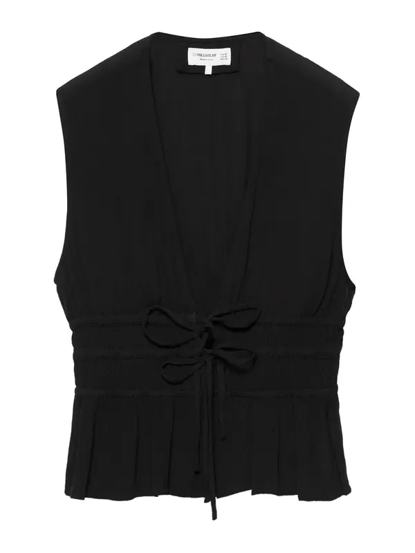 Pull&Bear Pull&Bear Bluza  črna