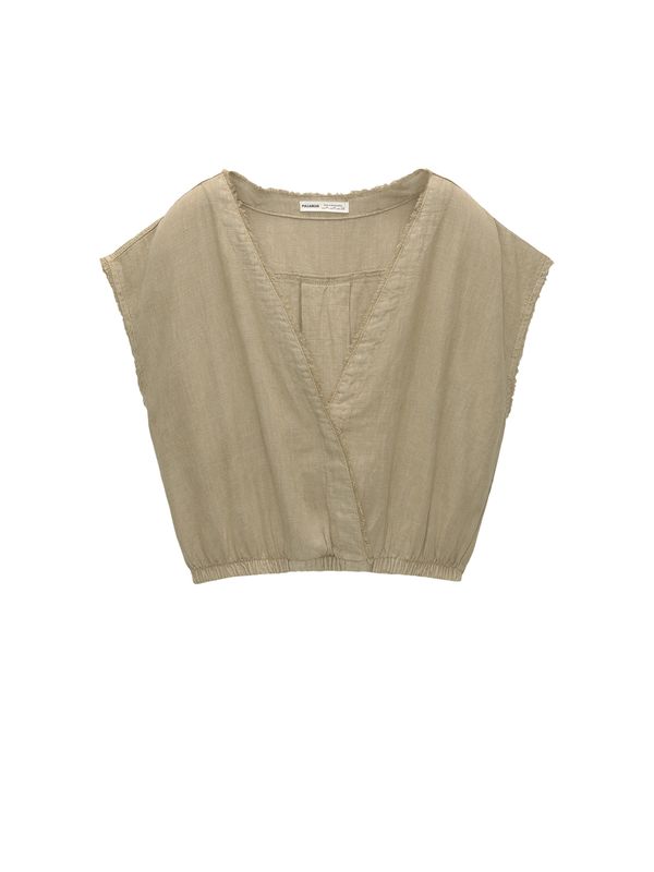 Pull&Bear Pull&Bear Bluza  rumena