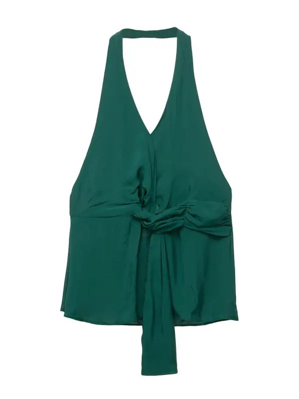 Pull&Bear Pull&Bear Bluza  temno zelena