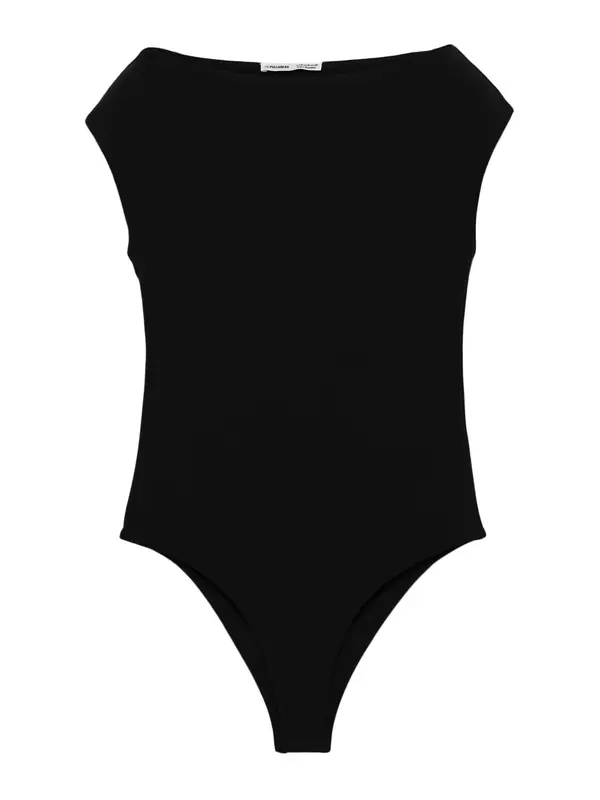 Pull&Bear Pull&Bear Bodi majica  črna