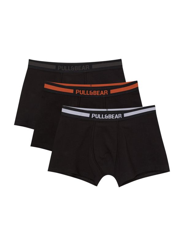 Pull&Bear Pull&Bear Boksarice  barva blata / jastog / črna / bela