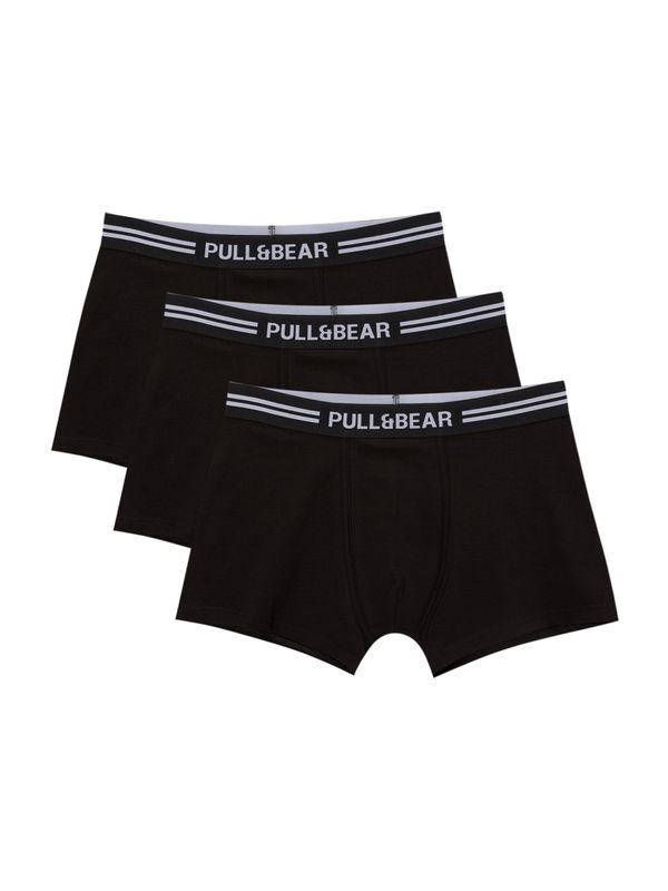 Pull&Bear Pull&Bear Boksarice  črna / bela