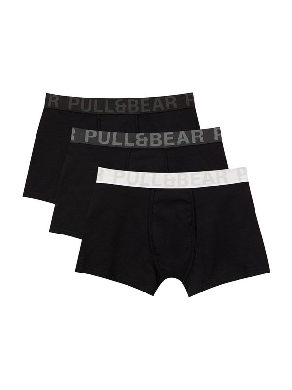 Pull&Bear Pull&Bear Boksarice  siva / temno siva / črna / bela