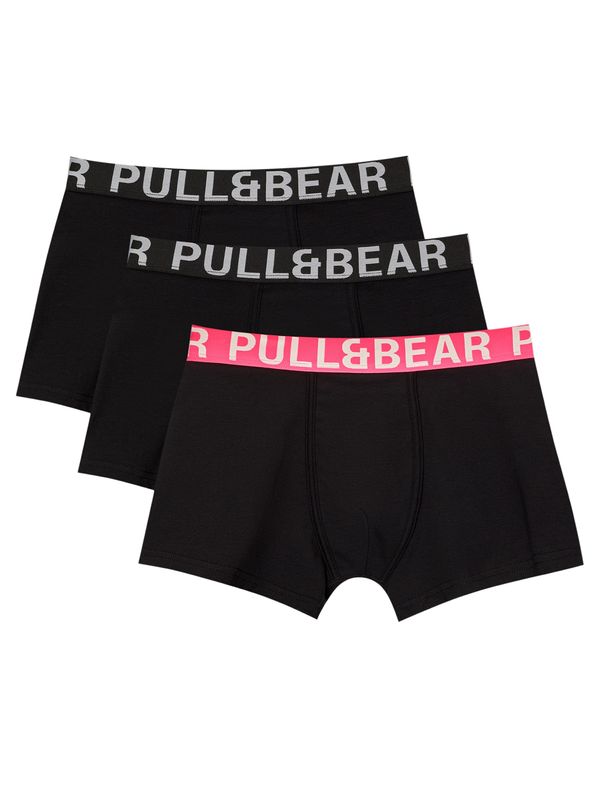 Pull&Bear Pull&Bear Boksarice  svetlo siva / roza / črna