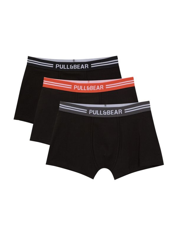 Pull&Bear Pull&Bear Boksarice  svetlo siva / temno siva / korala / črna