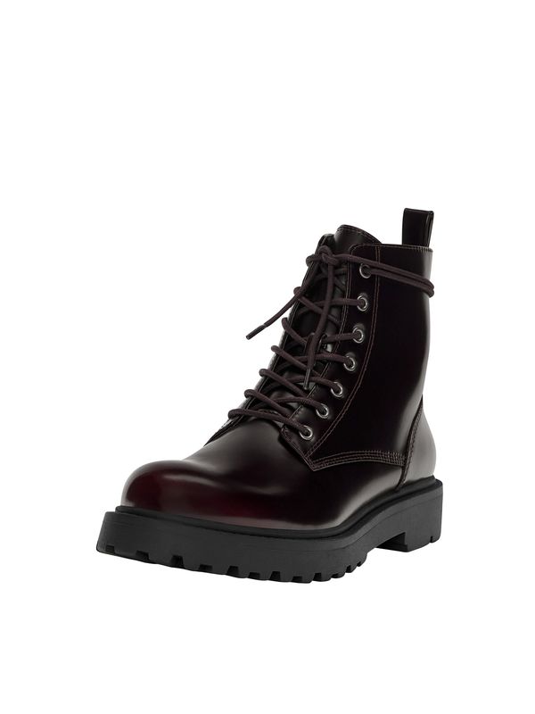 Pull&Bear Pull&Bear Gležnarji z vezalkami  burgund