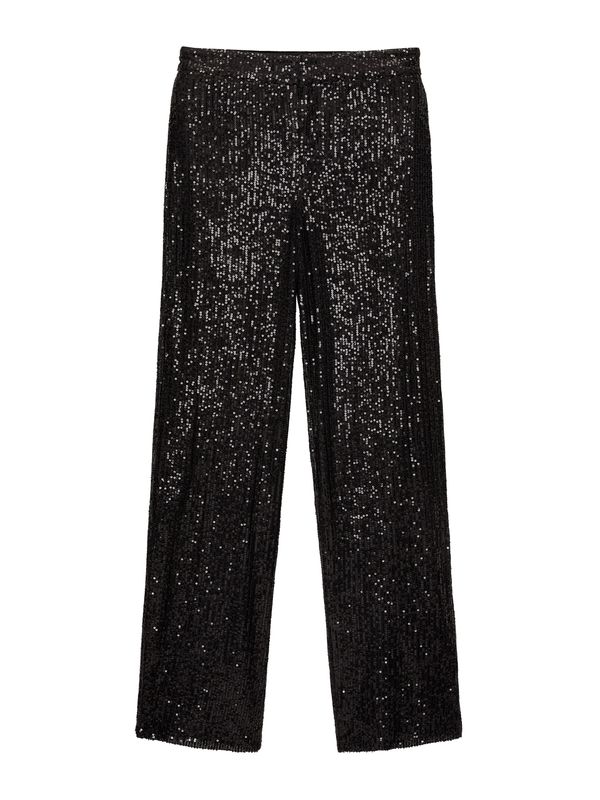 Pull&Bear Pull&Bear Hlače  črna