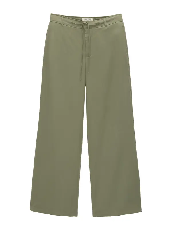 Pull&Bear Pull&Bear Hlače  kaki