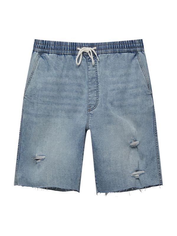 Pull&Bear Pull&Bear Hlače  moder denim