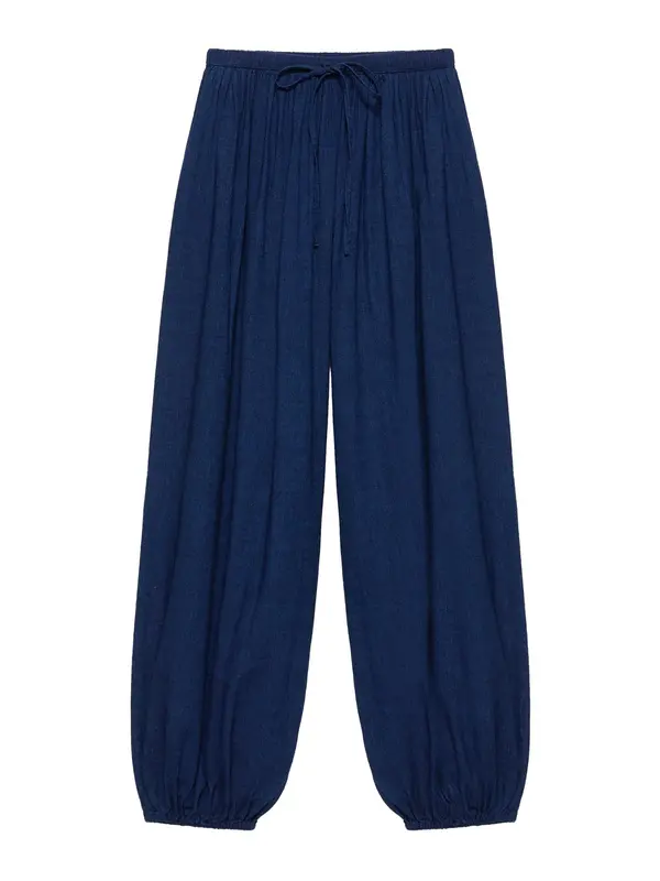 Pull&Bear Pull&Bear Hlače  modra