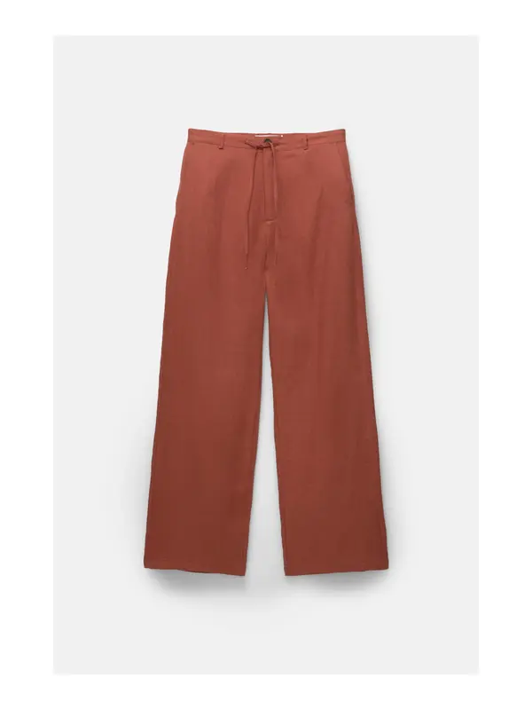 Pull&Bear Pull&Bear Hlače  rjasto rdeča