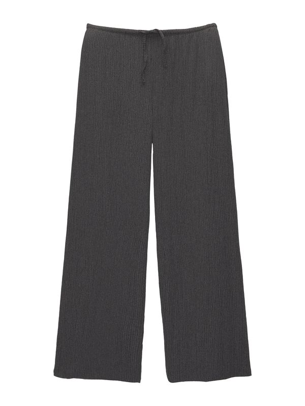 Pull&Bear Pull&Bear Hlače  temno siva