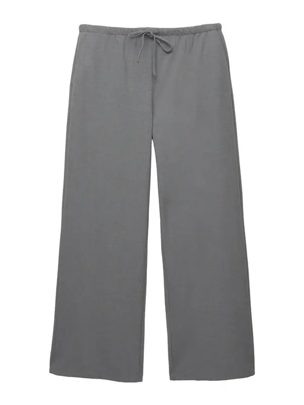 Pull&Bear Pull&Bear Hlače  temno siva