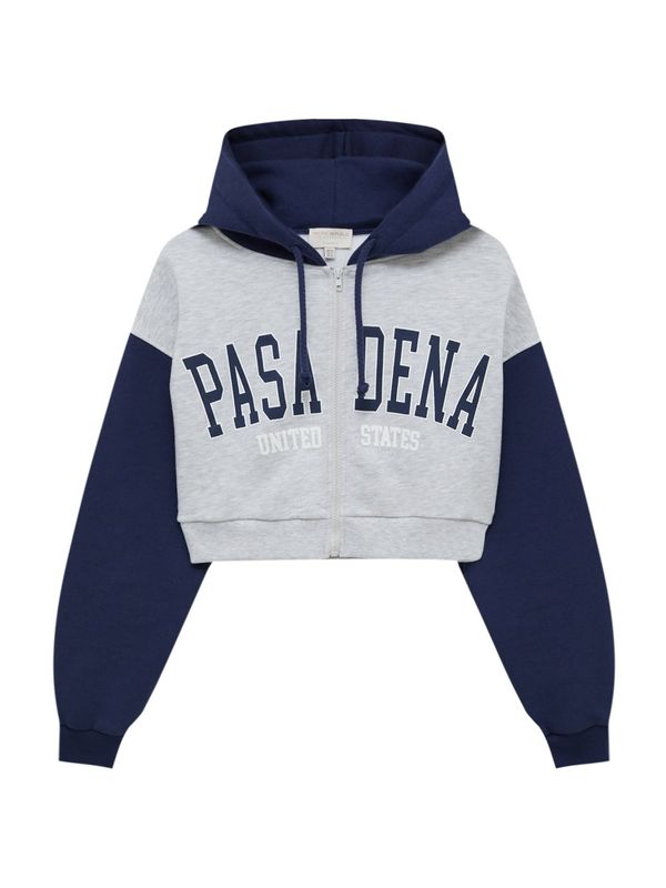 Pull&Bear Pull&Bear Jopa na zadrgo  marine / pegasto siva / bela