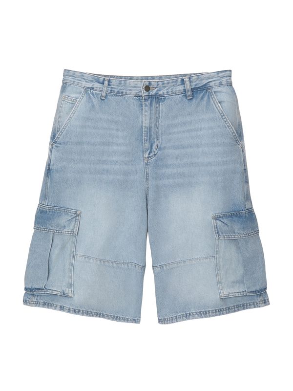 Pull&Bear Pull&Bear Kargo kavbojke  moder denim