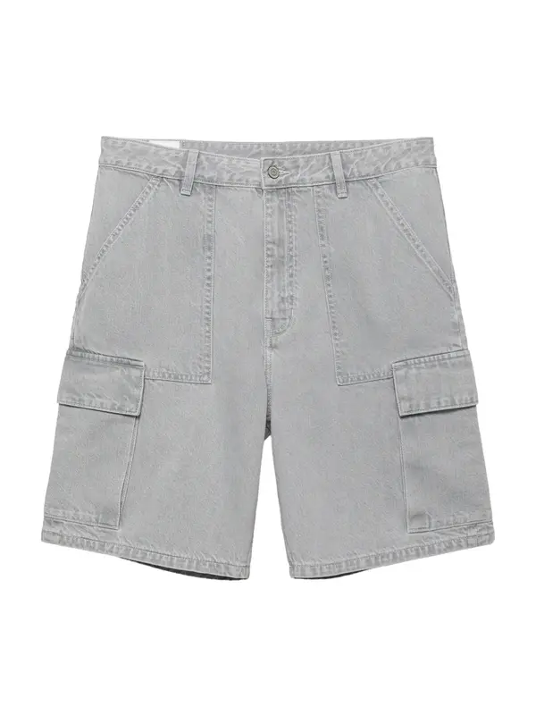 Pull&Bear Pull&Bear Kargo kavbojke  svetlo siva