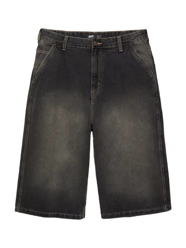 Pull&Bear Pull&Bear Kavbojke  črn denim
