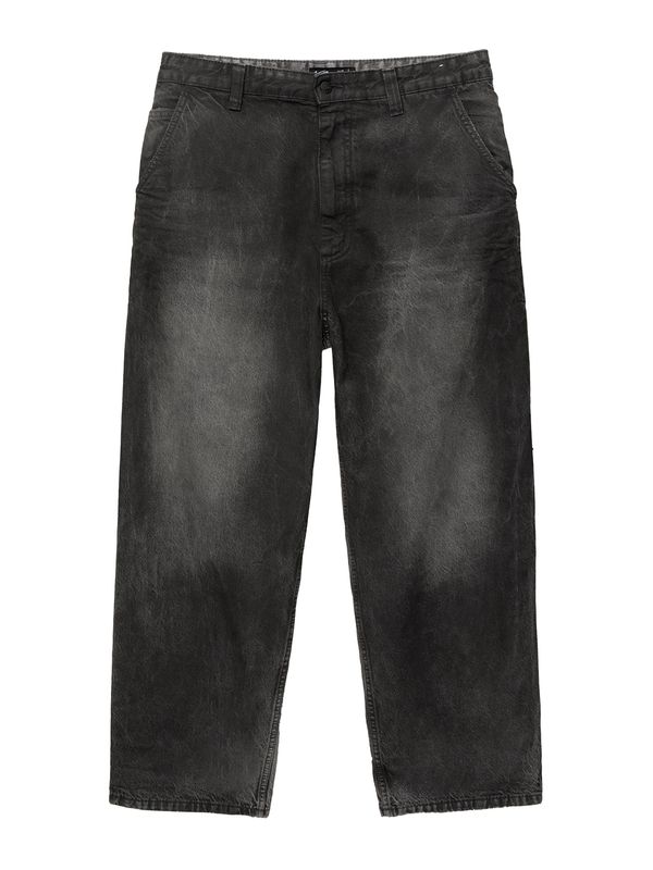 Pull&Bear Pull&Bear Kavbojke  črn denim