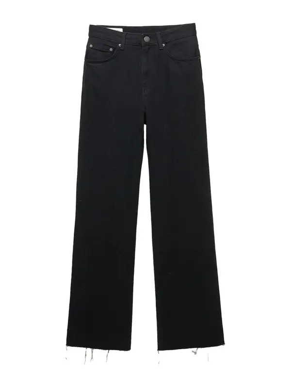 Pull&Bear Pull&Bear Kavbojke  črn denim