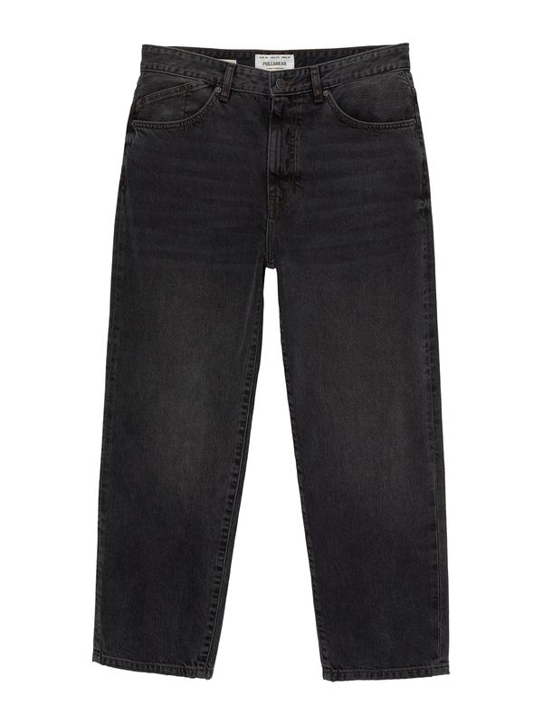 Pull&Bear Pull&Bear Kavbojke  črn denim