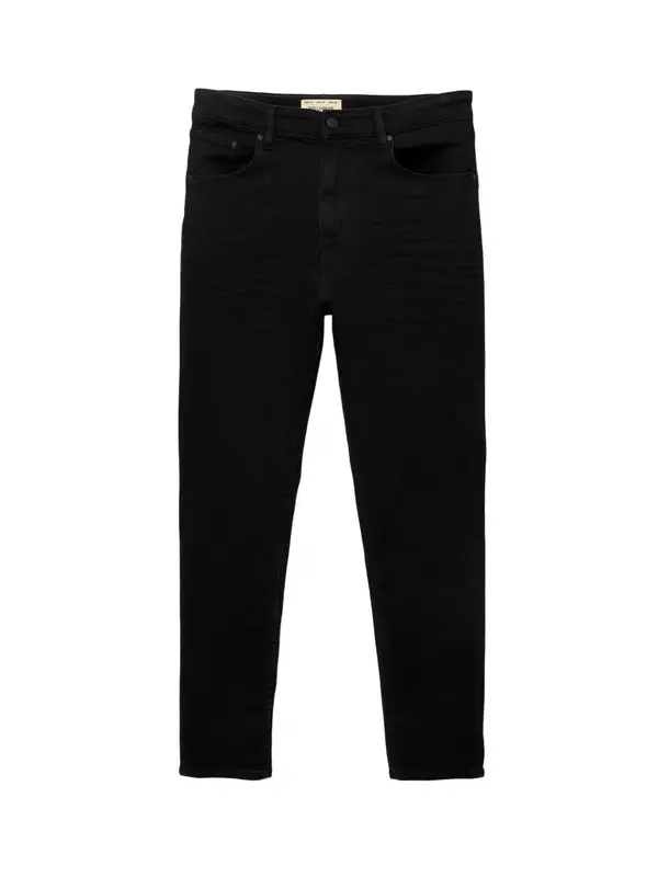 Pull&Bear Pull&Bear Kavbojke  črn denim