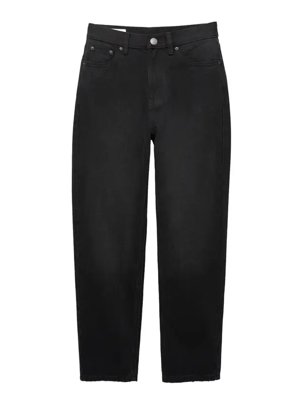 Pull&Bear Pull&Bear Kavbojke  črn denim