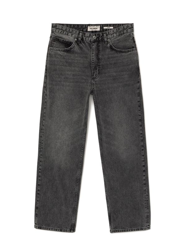 Pull&Bear Pull&Bear Kavbojke  črn denim