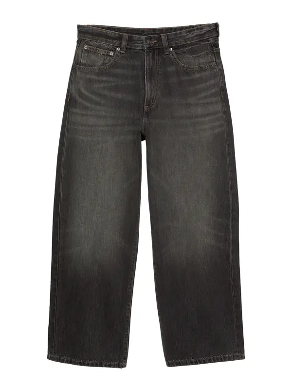 Pull&Bear Pull&Bear Kavbojke  črn denim