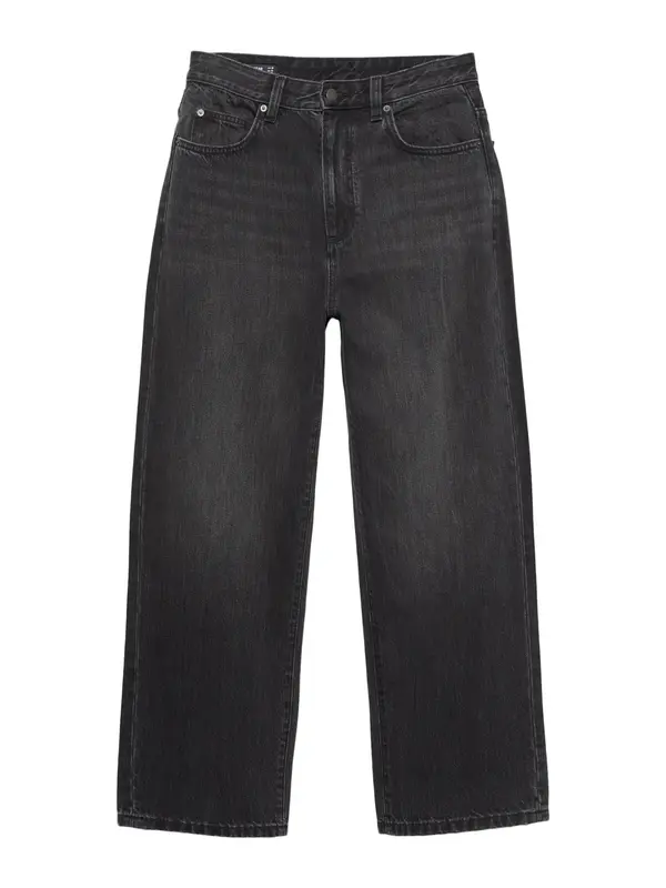 Pull&Bear Pull&Bear Kavbojke  črn denim
