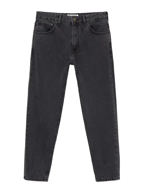 Pull&Bear Pull&Bear Kavbojke  črn denim