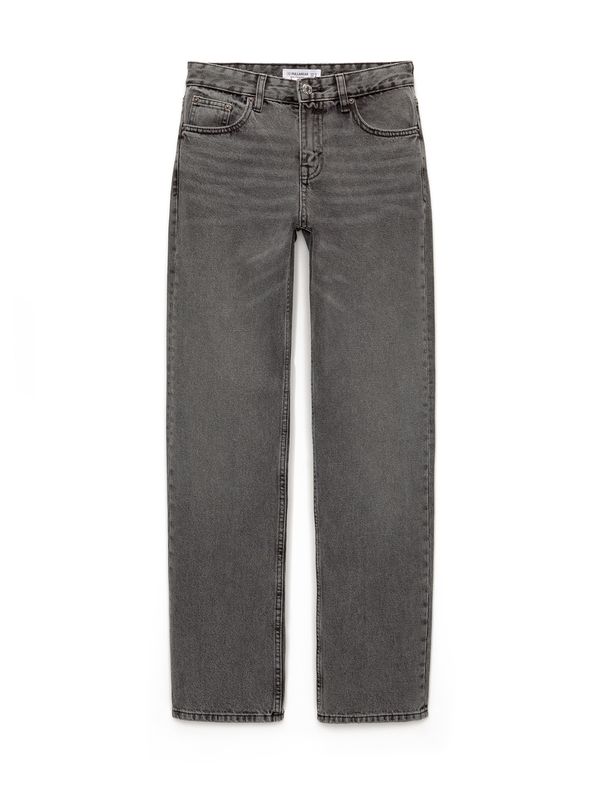 Pull&Bear Pull&Bear Kavbojke  črn denim