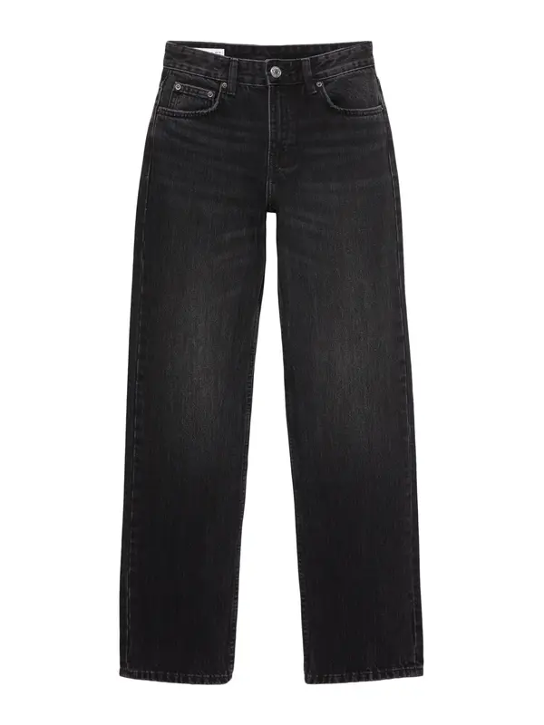 Pull&Bear Pull&Bear Kavbojke  črn denim