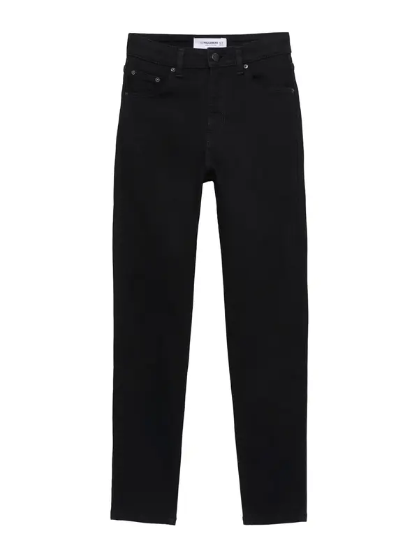 Pull&Bear Pull&Bear Kavbojke  črna